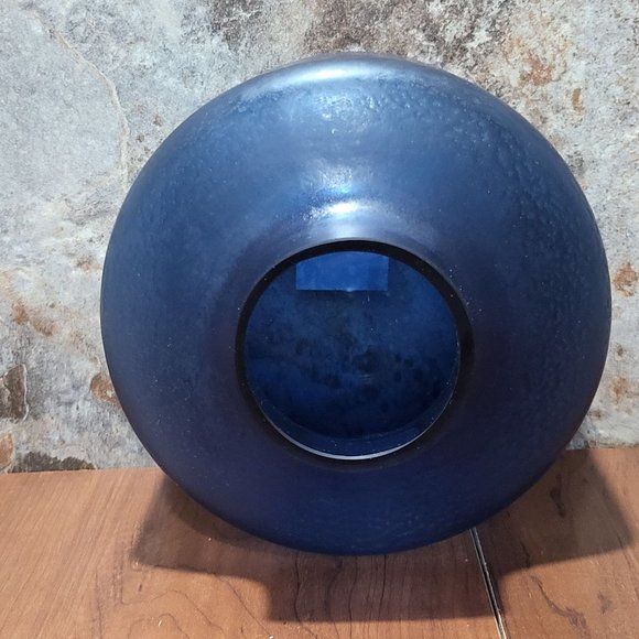 VTG Blue Glass Vase Table Decor - Picture 5 of 10